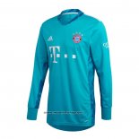 Camiseta Bayern Munich Portero Manga Larga 2020-2021 Azul