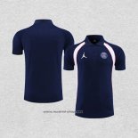 Camiseta Polo del Paris Saint-Germain Jordan 2022-2023 Azul Marino