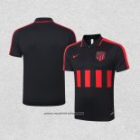 Camiseta Polo del Atletico Madrid 2020-2021 Negro