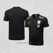 Camiseta Polo del Brasil 2022-2023 Negro