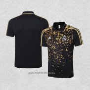 Camiseta Polo del Real Madrid 2020-2021 Negro y Oro
