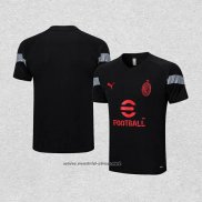 Camiseta de Entrenamiento AC Milan 2022-2023 Negro