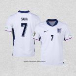 Camiseta Inglaterra Jugador Saka Primera 2024