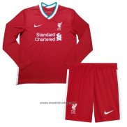 Camiseta Liverpool Primera Manga Larga Nino 2020-2021