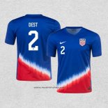 Camiseta Estados Unidos Jugador Dest Segunda 2024