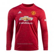 Camiseta Manchester United Primera Manga Larga 2020-2021