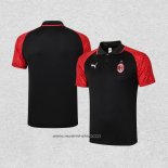 Camiseta Polo del AC Milan 2020-2021 Negro