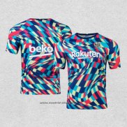 Camiseta Pre Partido del Barcelona 2020-2021 Azul