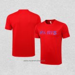 Camiseta de Entrenamiento Paris Saint-Germain Jordan 2021-2022 Rojo