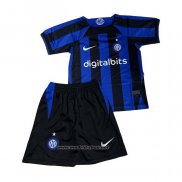 Camiseta Inter Milan Primera Nino 2022-2023