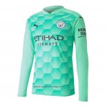 Camiseta Manchester City Portero Segunda Manga Larga 2020-2021