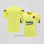 Camiseta de Entrenamiento Barcelona 2020-2021 Amarillo