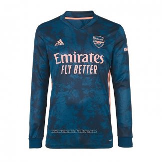 Camiseta Arsenal Tercera Manga Larga 2020-2021