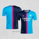 Camiseta Pre Partido del Arsenal 2023 Azul