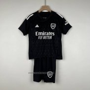 Camiseta Arsenal Portero Nino 2023-2024 Negro