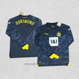Camiseta Borussia Dortmund Segunda Manga Larga 2023-2024