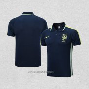 Camiseta Polo del Brasil 2022-2023 Azul Oscuro