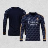 Camiseta Real Madrid Segunda Manga Larga 2023-2024