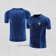Camiseta de Entrenamiento Francia 2022-2023 Azul Oscuro