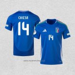 Camiseta Italia Jugador Chiesa Primera 2024-2025