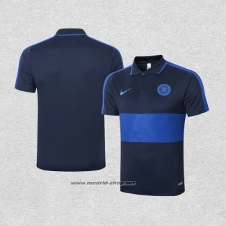 Camiseta Polo del Chelsea 2020-2021 Azul Oscuro
