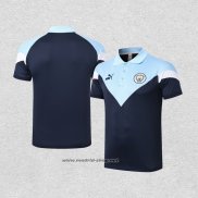 Camiseta Polo del Manchester City 2020-2021 Azul