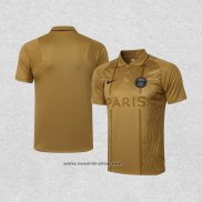 Camiseta Polo del Paris Saint-Germain 2021-2022 Oro