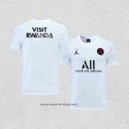 Camiseta de Entrenamiento Paris Saint-Germain Jordan 2021 Blanco