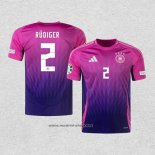 Camiseta Alemania Jugador Rudiger Segunda 2024