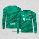 Camiseta Barcelona Portero Manga Larga 2023-2024 Verde