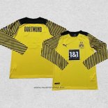 Camiseta Borussia Dortmund Primera Manga Larga 2021-2022