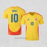 Camiseta Colombia Jugador James Primera 2024