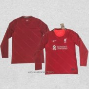 Camiseta Liverpool Primera Manga Larga 2021-2022
