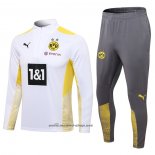 Chandal de Sudadera del Borussia Dortmund 2021-2022 Blanco
