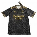 Tailandia Camiseta Real Madrid Dragon 2024-2025 Negro Oro