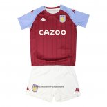 Camiseta Aston Villa Primera Nino 2020-2021