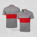 Camiseta Polo del Atletico Madrid 2020-2021 Gris