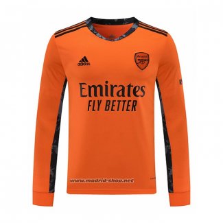 Camiseta Arsenal Portero Manga Larga 2020-2021 Naranja