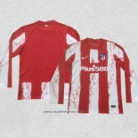 Camiseta Atletico Madrid Primera Manga Larga 2021-2022