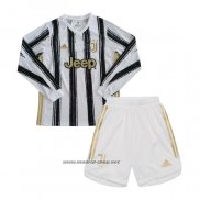 Camiseta Juventus Primera Manga Larga Nino 2020-2021