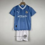 Camiseta Manchester City Primera Nino 2023-2024