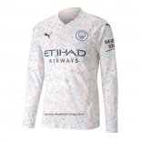 Camiseta Manchester City Tercera Manga Larga 2020-2021