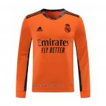 Camiseta Real Madrid Portero Segunda Manga Larga 2020-2021