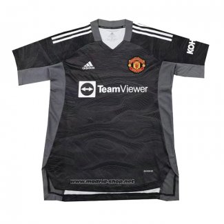 Camiseta Manchester United Portero 2021-2022 Negro