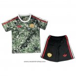 Camiseta Manchester United X Stone Roses Nino 2024-2025