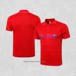 Camiseta Polo del Paris Saint-Germain 2021-2022 Rojo