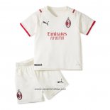 Camiseta AC Milan Segunda Nino 2021-2022