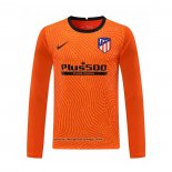 Camiseta Atletico Madrid Portero Manga Larga 2020-2021 Naranja
