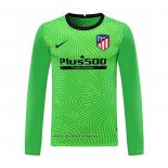 Camiseta Atletico Madrid Portero Manga Larga 2020-2021 Verde