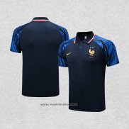 Camiseta Polo del Francia 2022-2023 Azul Oscuro